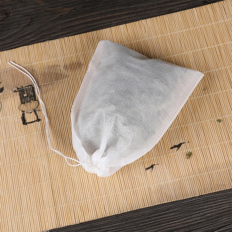 1000pcs pack eco drawstring mesh cotton unbleached empty teabag with String