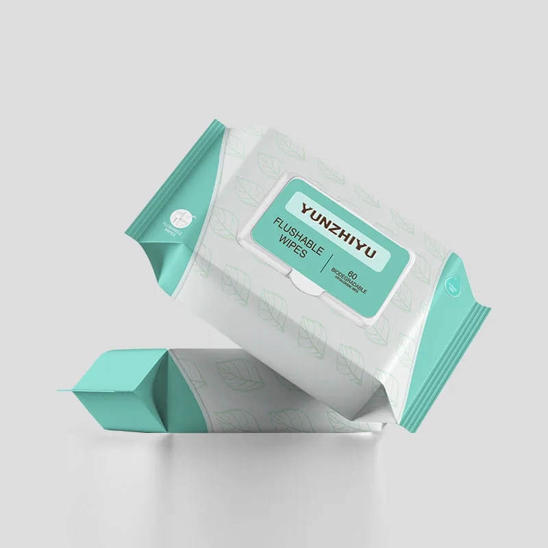 Private Label Biodegradable Material Baby and Adults Flushable Wet Wipes