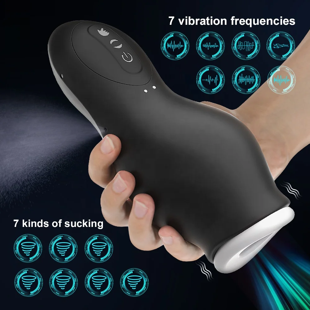 Automatic Male Masturbator Cup Pussy Toys For Men Sex Toys Glans Massager   Penis Delay Lasting Trainer Sex Toys for Man