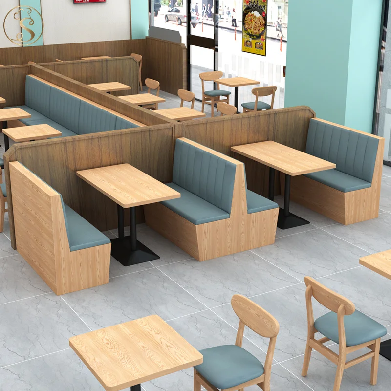 Interior design restaurant sofa furniture modern cafe chairs and tables for restuarent