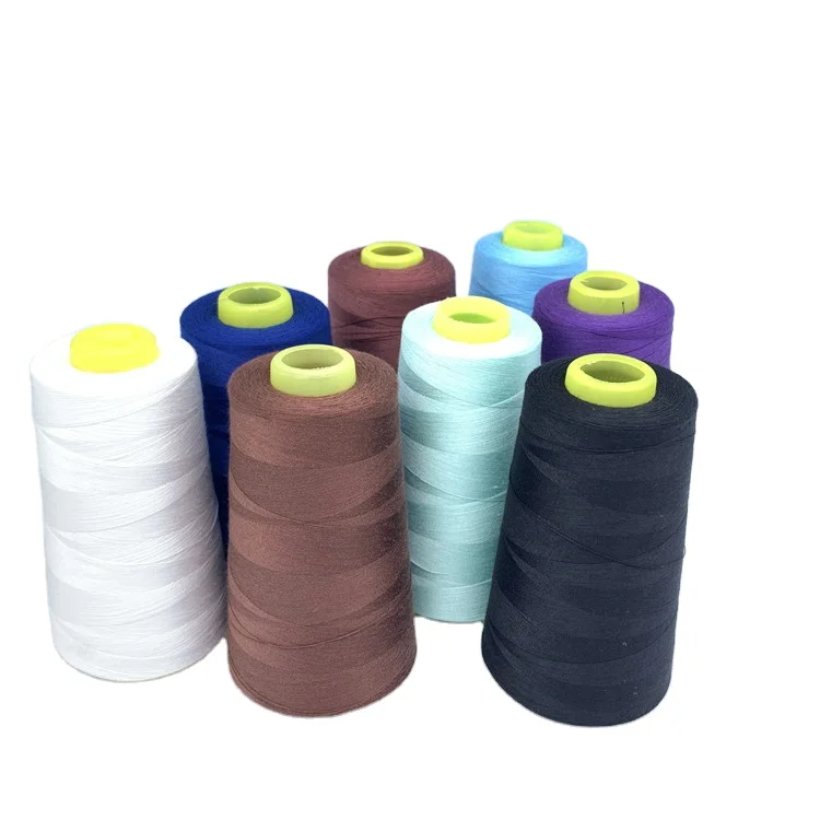 Factory Directly Wholesale 100% Spun Polyester Sewing Thread 40/2 3000yds