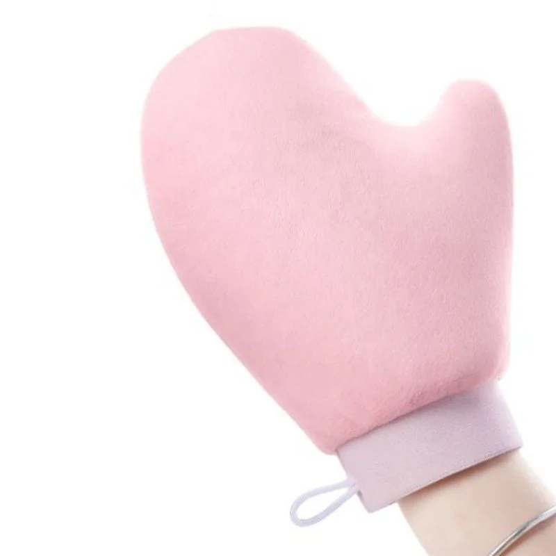 Waterproof Tanning Oil Glove Sunless Tanning Applicator Body Flocking Mitts Essential Oiling Tool Sunbathing Glove Applicator
