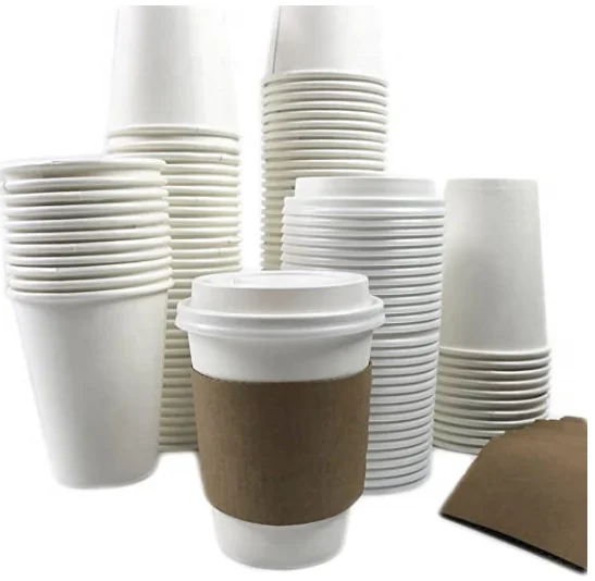 Wholesale Healthy Single Wall Disposable PLA 8Oz Paper Cup Copa de papel coupe en papier papierbecher tazza di carta