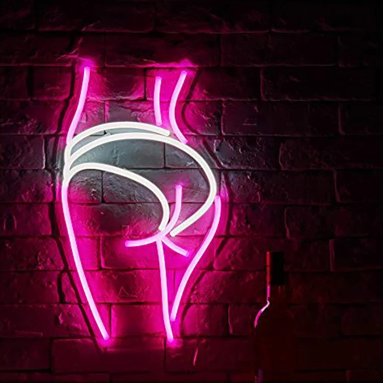 Waterproof Sexy Women Wall Sign Led Neon bar Sign Girl Body led light neon sign Flex Led Neon