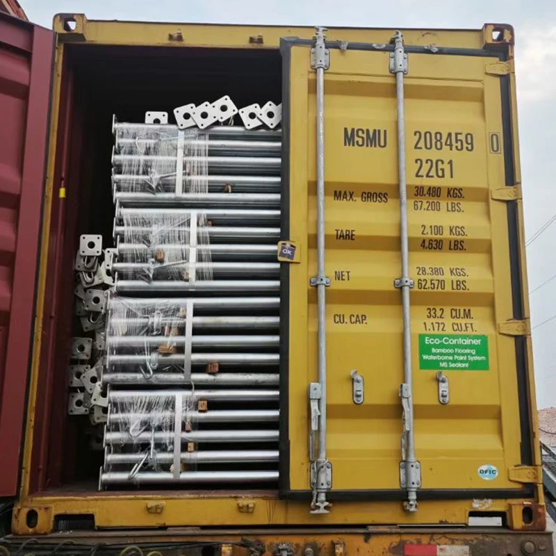 Регулируемый опорный домкрат оцинкованный для поддержки бетонных плит