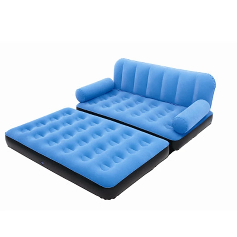 Green/Blue  5 in 1 Inflatable Double Sofa Bed Air Sofa