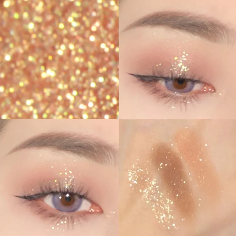 New Carved Eye Shadow Pallet 9 Color Mini Eyeshadow Loose Powder Jar Paleta De Maquillaje Pressed Glitter Shape