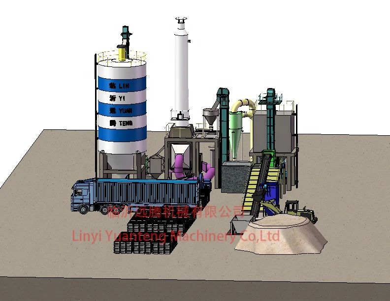 Gypsum powder production line with capacity 115 thousand per year