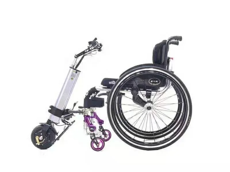 Wisking Q6 Electric Handcycle for Manual Wheelchair Smart Driven with Brushless Motor Wheelchair Trailer Q6 Walker & Rollator