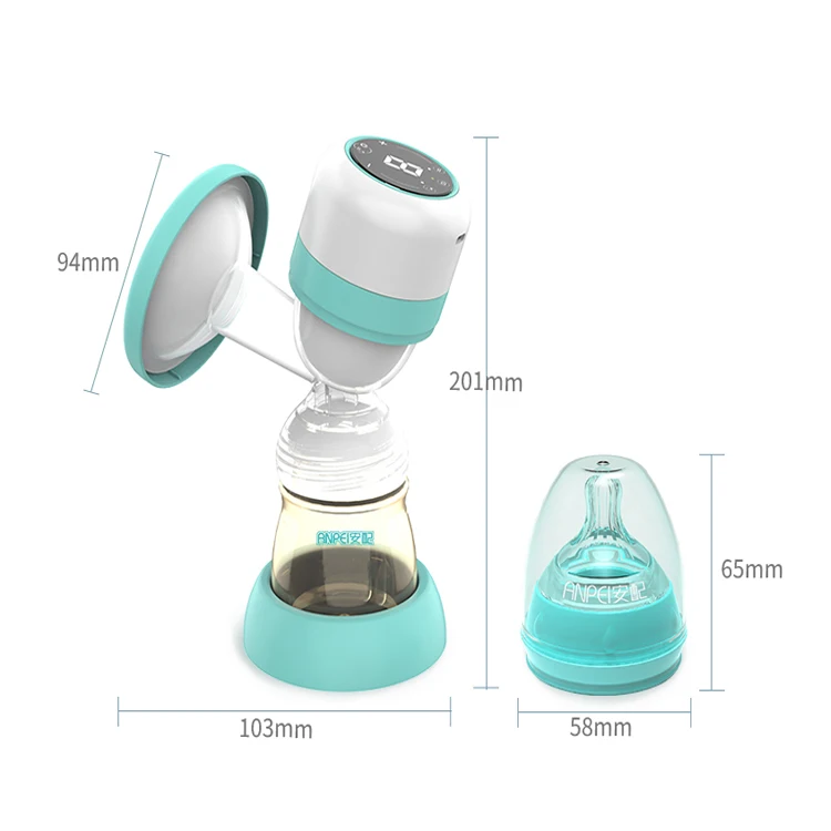 BPA Free PPSU Bottle Silicone One Type Portable Single Electric Auto Sucking Breast Milk Pump