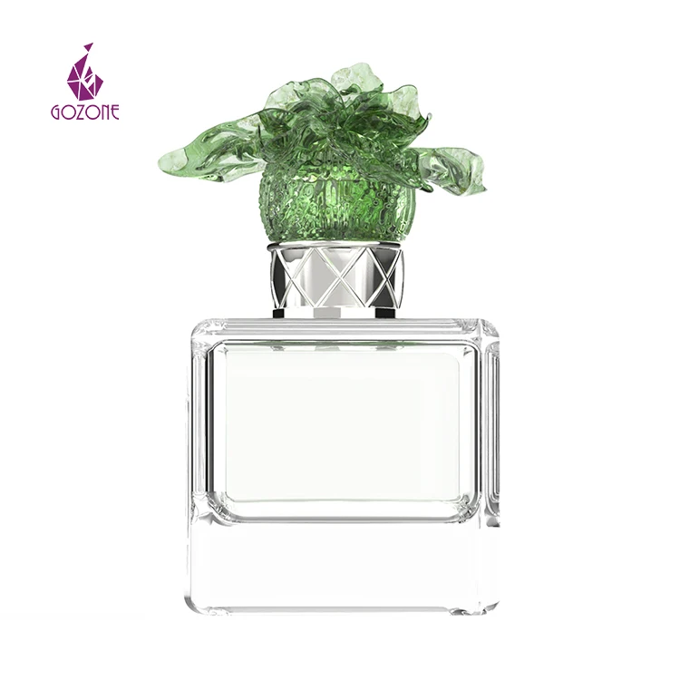 100Ml French Square Spray Glass Perfume 50 Ml Empty Custom Cologne Bottle