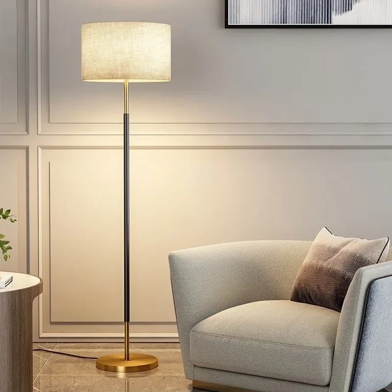 Напольный светильник для спальни роскошная прикроватная гостиная диван пульт дистанционного управления светодиодная Вертикальная настольная лампа