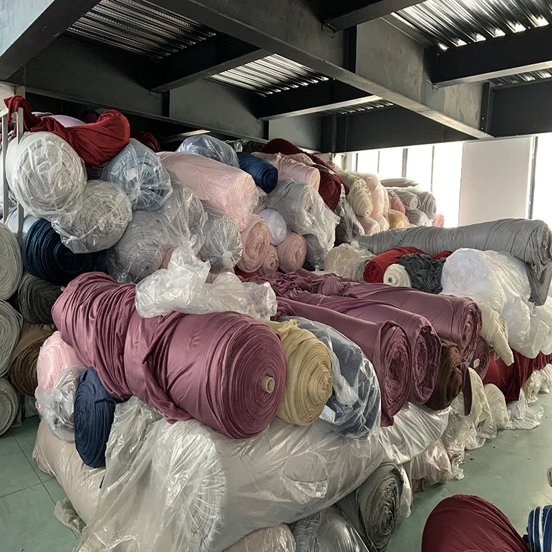 China cheap various colors dyed flannel fabric stock lots mixed fabric