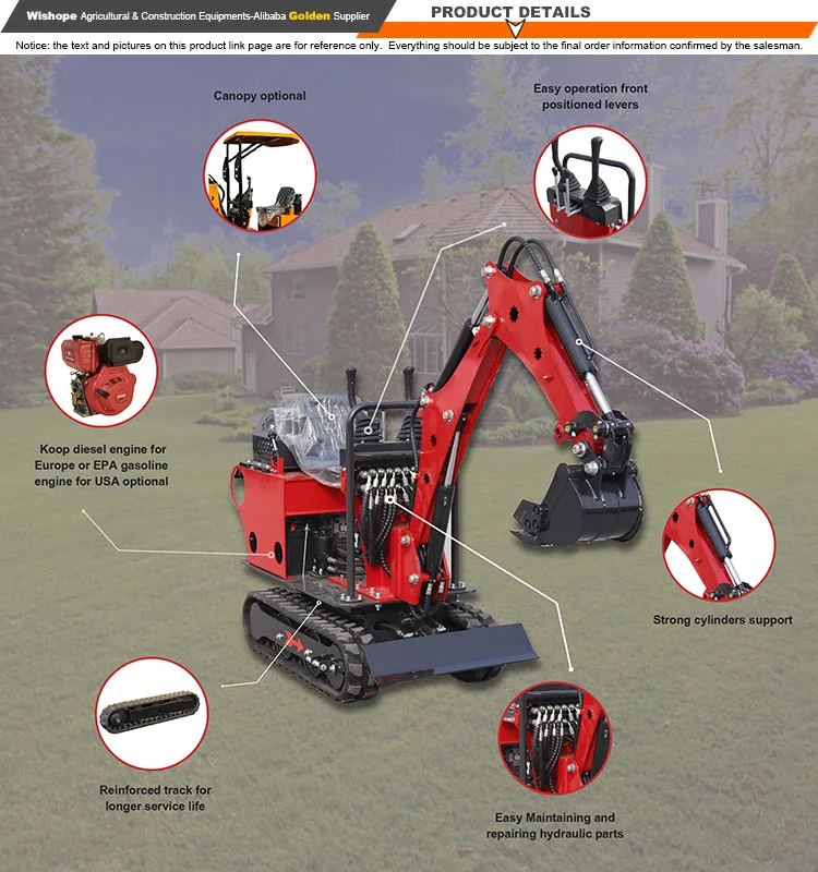 mini excavator 0.8