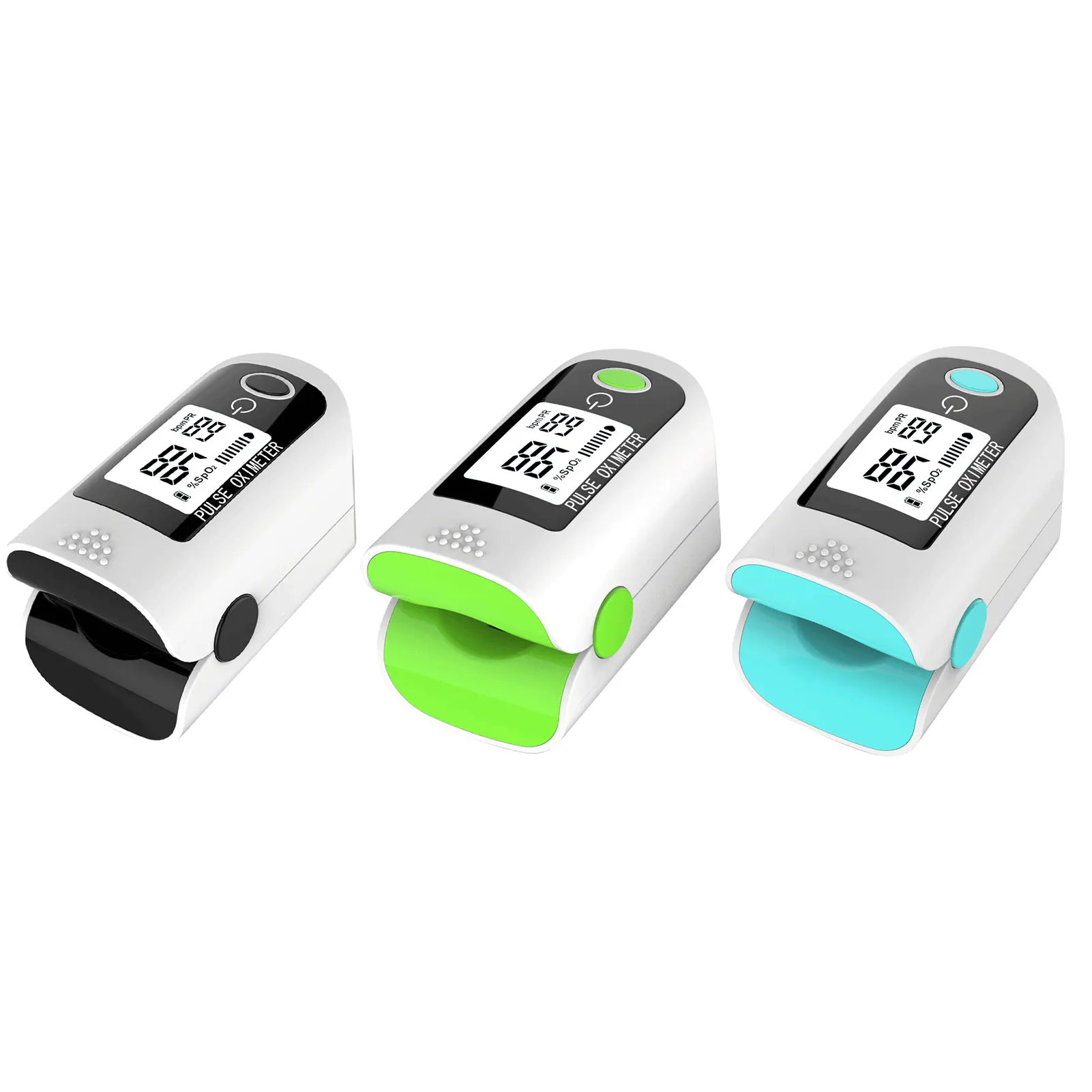 X1805 Finger Pulse Oximeter Larger Display Blood Oxygen Monitor with Batteries and Lanyard Included Fingertip Pulse Oximeter