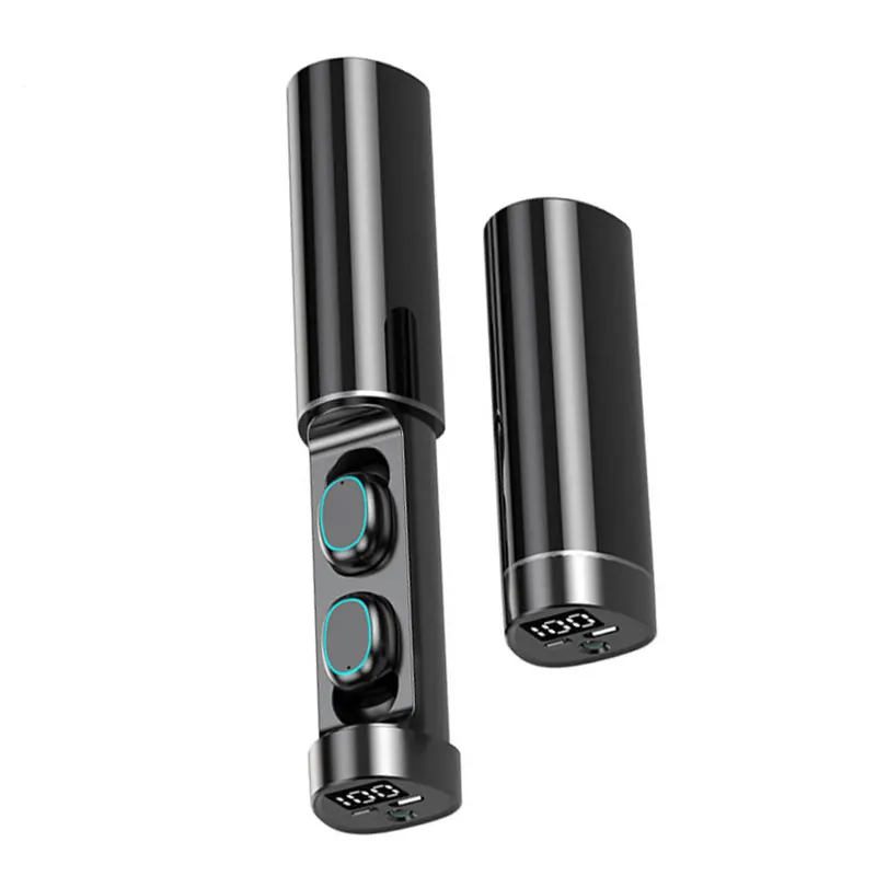 
[Source manufacturer]HEITUO Wireless Headphones with Flashlight LED Power Display Touch Control With Microphone Sport 