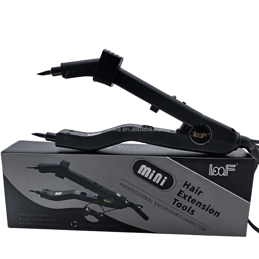 UV hair extension Salon Iron Tools cold glue of hair extension machine portable loof minuteness heating tips