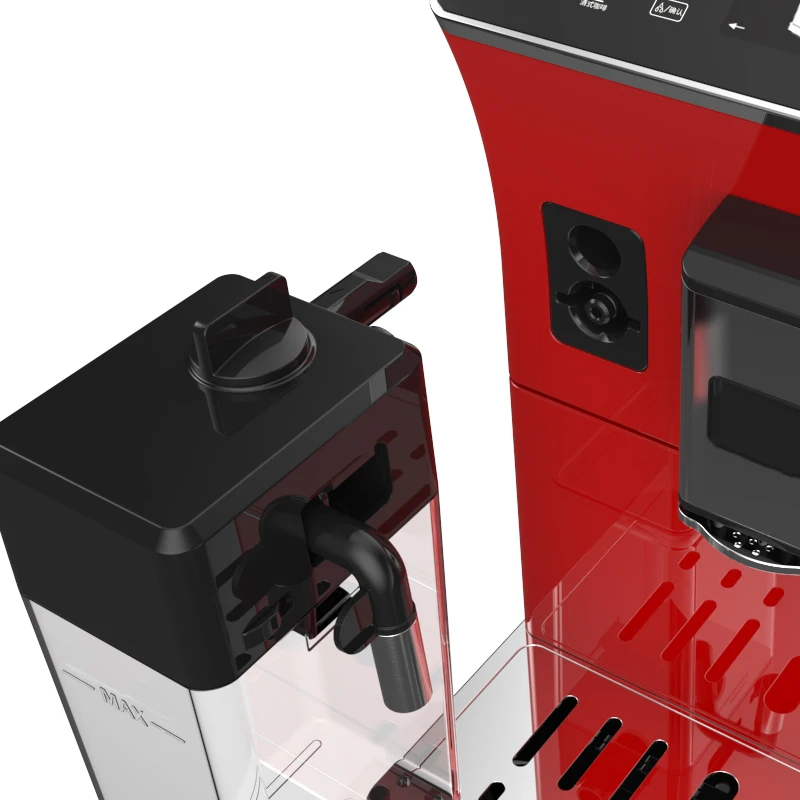 BTB Commercial Office Automatic Self Clean Cappuccino Latte Espresso Coffee Machine From Bean to Cup With Grinder