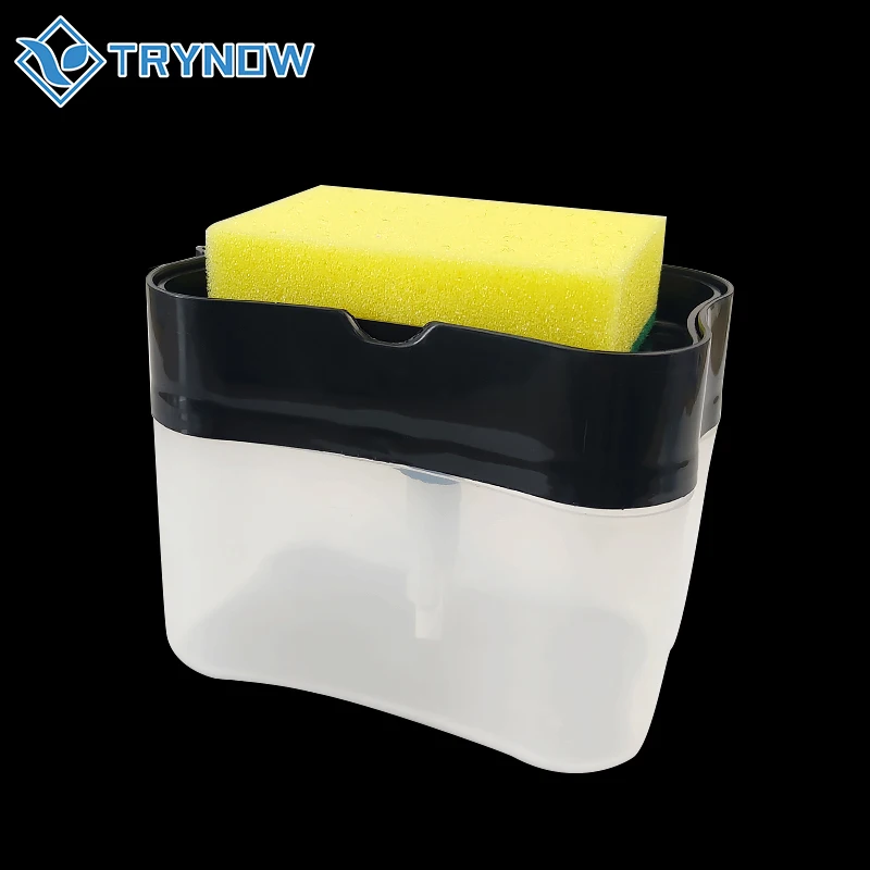 2021 2 in 1 Sponge Soap Dispenser Kitchen Manual
