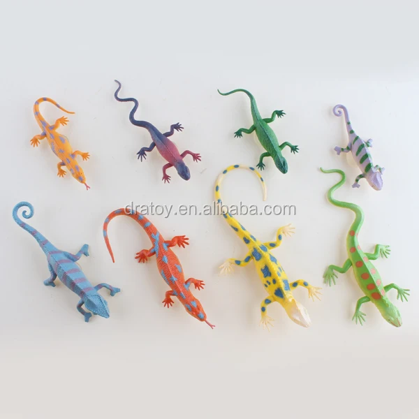 2023 Wholesale New Mini Lizard Toys Novel Decompression Toy Sticky Toys For Decoration