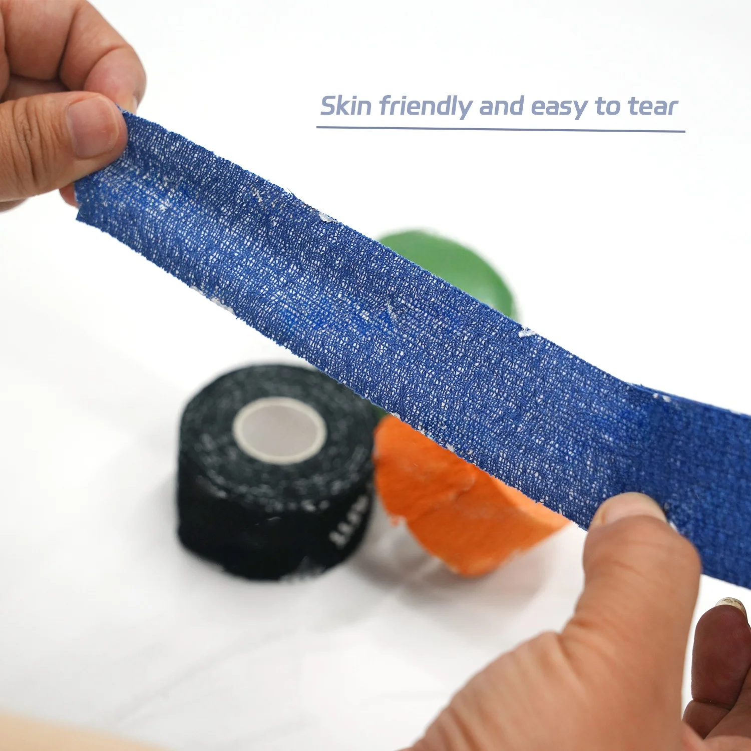 Non-woven elastic self-adhesive bandage does not contain latex elastic sports finger protective tape