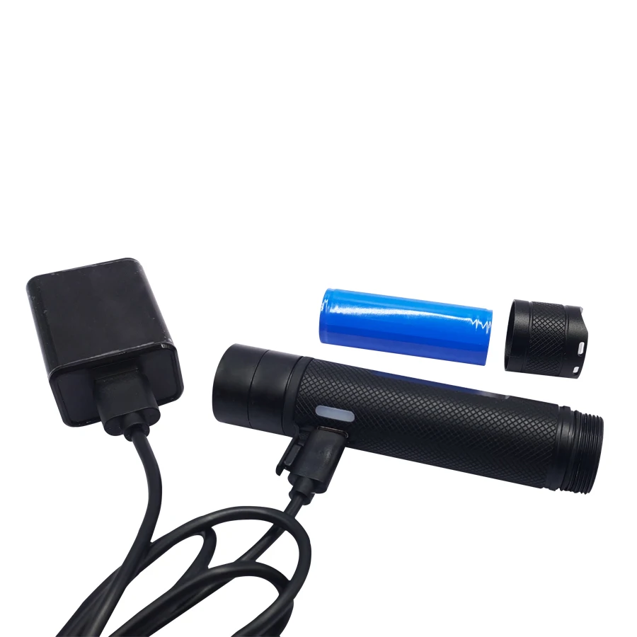 mini small tactical led flashlight powerful usb rechargeable torch light 300lm outdoor flashlight