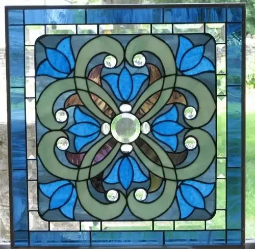 Home Church Stained Decorative Customized Glass Tiffany Safety Exquisite Beautiful Glass