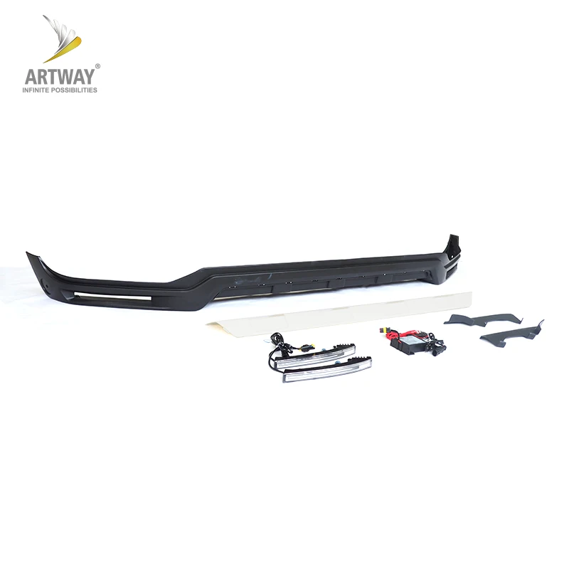 B style front lip with lights front bumper lip for G-class w464 w463A G63 2019y-