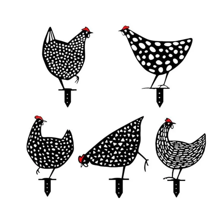 
Украшения для сада, куриный двор, искусство, садовый задний двор, стопки для газона, металл, куриный двор, Декор, подарок, пасхальное украшение 