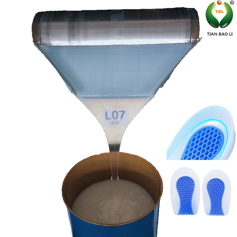 Hardness 40 shore A RTV2 silicone rubber mold making silicone rubber liquid silicone rubber for insoles
