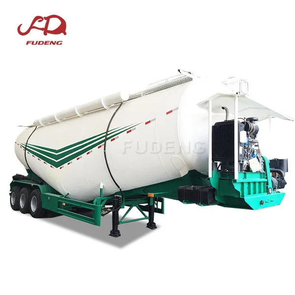 High quality 3 axles 45CBM V shape dry bulk cement powder tank bulk cement tanker trailer for sale