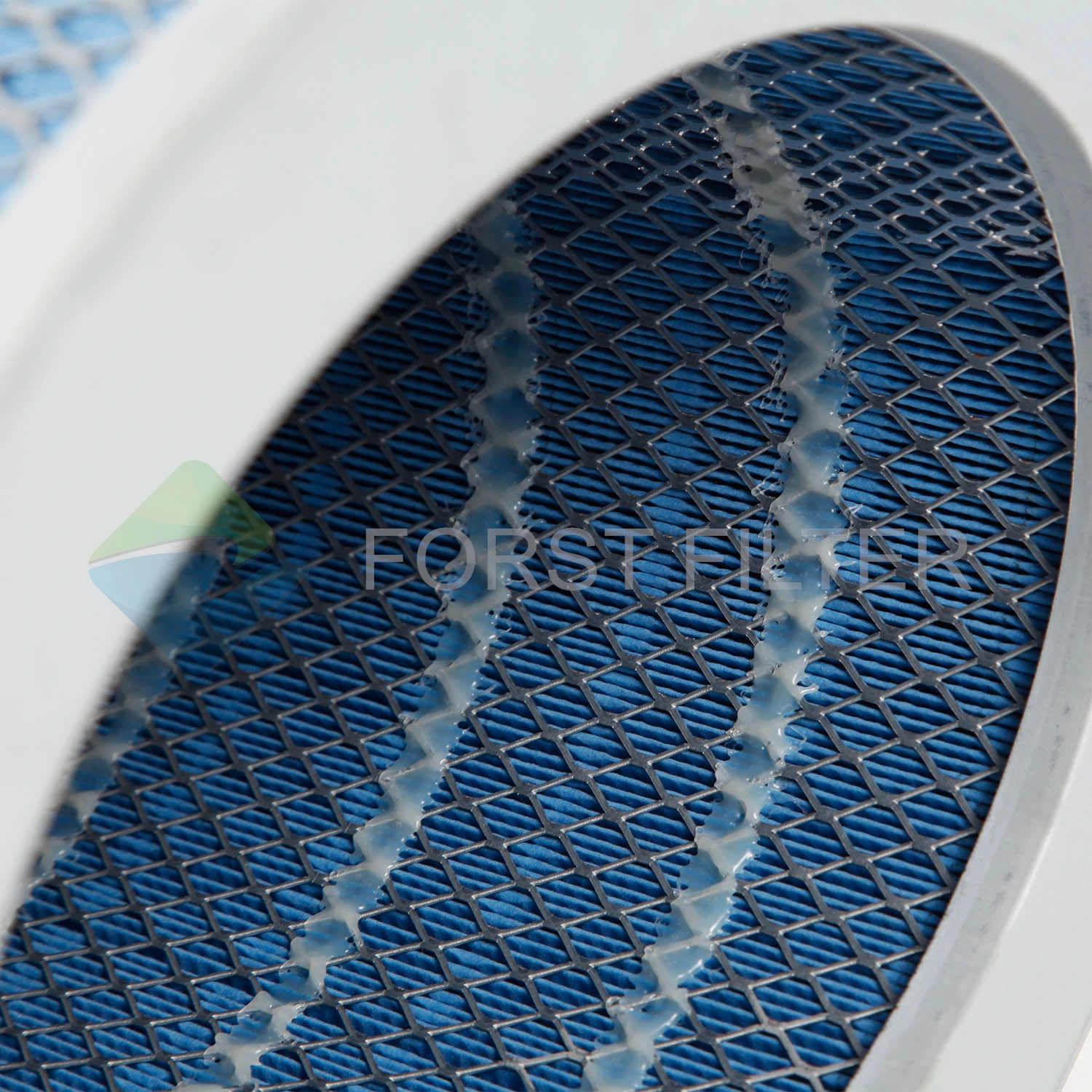 Hepa Air Filter Media Purifier Element Price For Purifier Intake FORST Blue Nano Oval High strength Low running resistance