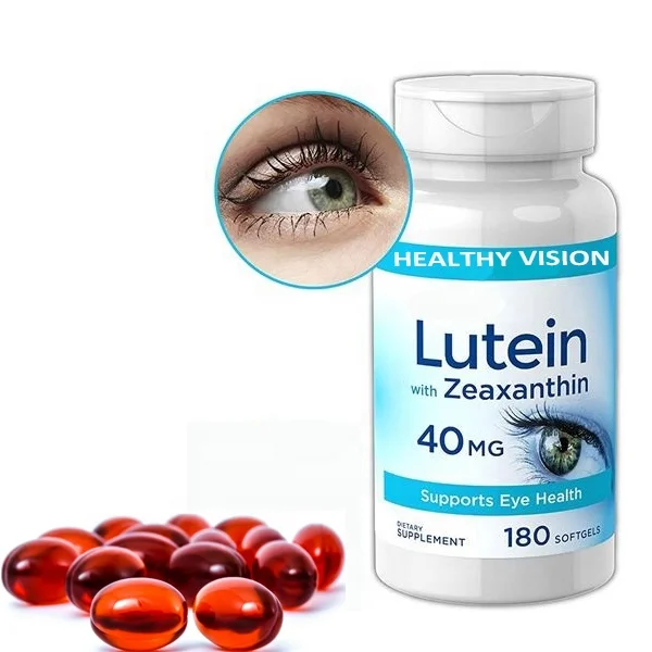 Стандартизированные капсулы для глаз лютеин и Zeaxanthin softgel vision gain мягкие