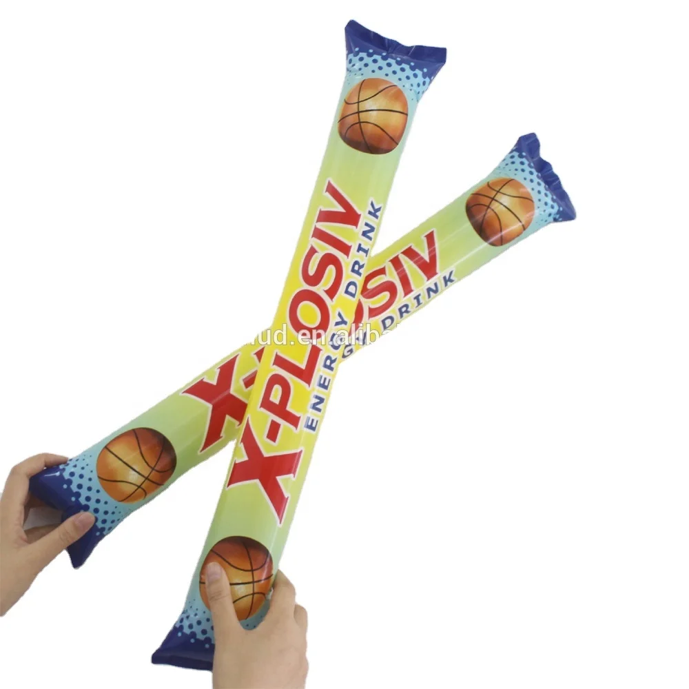 
PE Plastic Type and Plastic Material Noise maker cheering thunder inflatable stick 