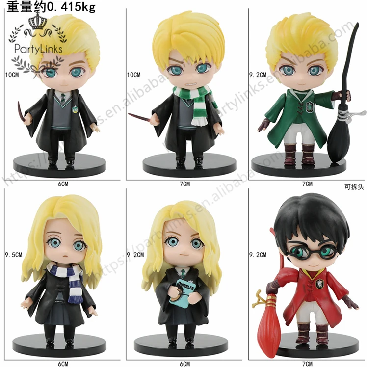 Harried Hogwarts Potters Pop Anime Figure Collection Vinyl Doll Model Toys Handmade Characters Action Figures For Fans Gift