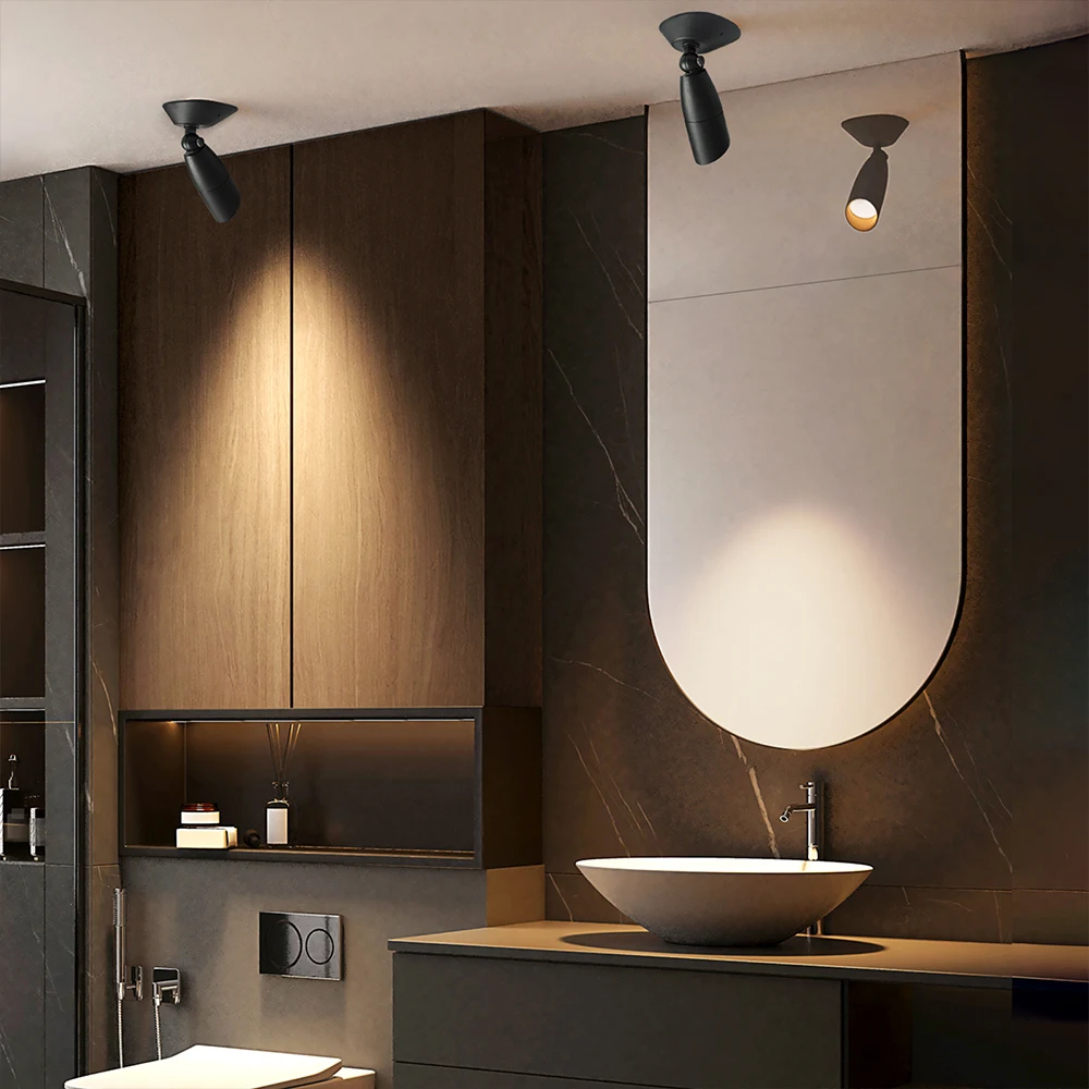 Aisilan indoor fixtures high bright adjustable  GU10 mounted LED ceiling Wall light