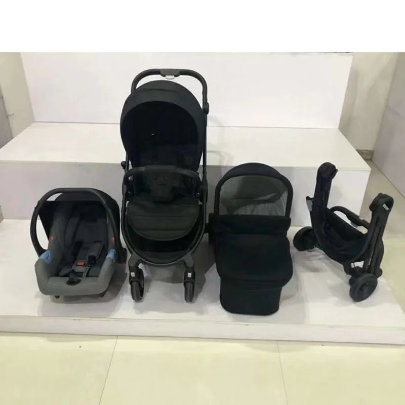 New baby stroller lightweight 3 in 1 baby stroller with carseat foldable pram baby stroller