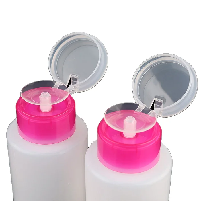 Neck size 33mm plastic customized color pump empty nail polish bottle