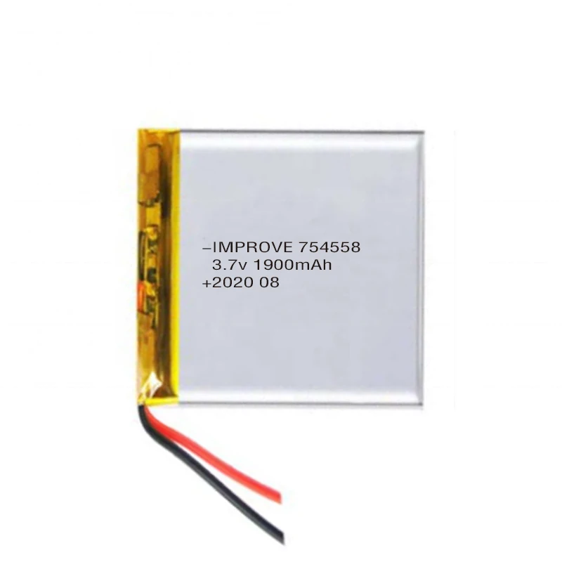 Аккумуляторная37v7545507545481900мА/ч2000литийполимерныйаккумулятордлябеспроводнойБеспроводнаямышьПультдистанционногоуправлениямедицинскогооборудования