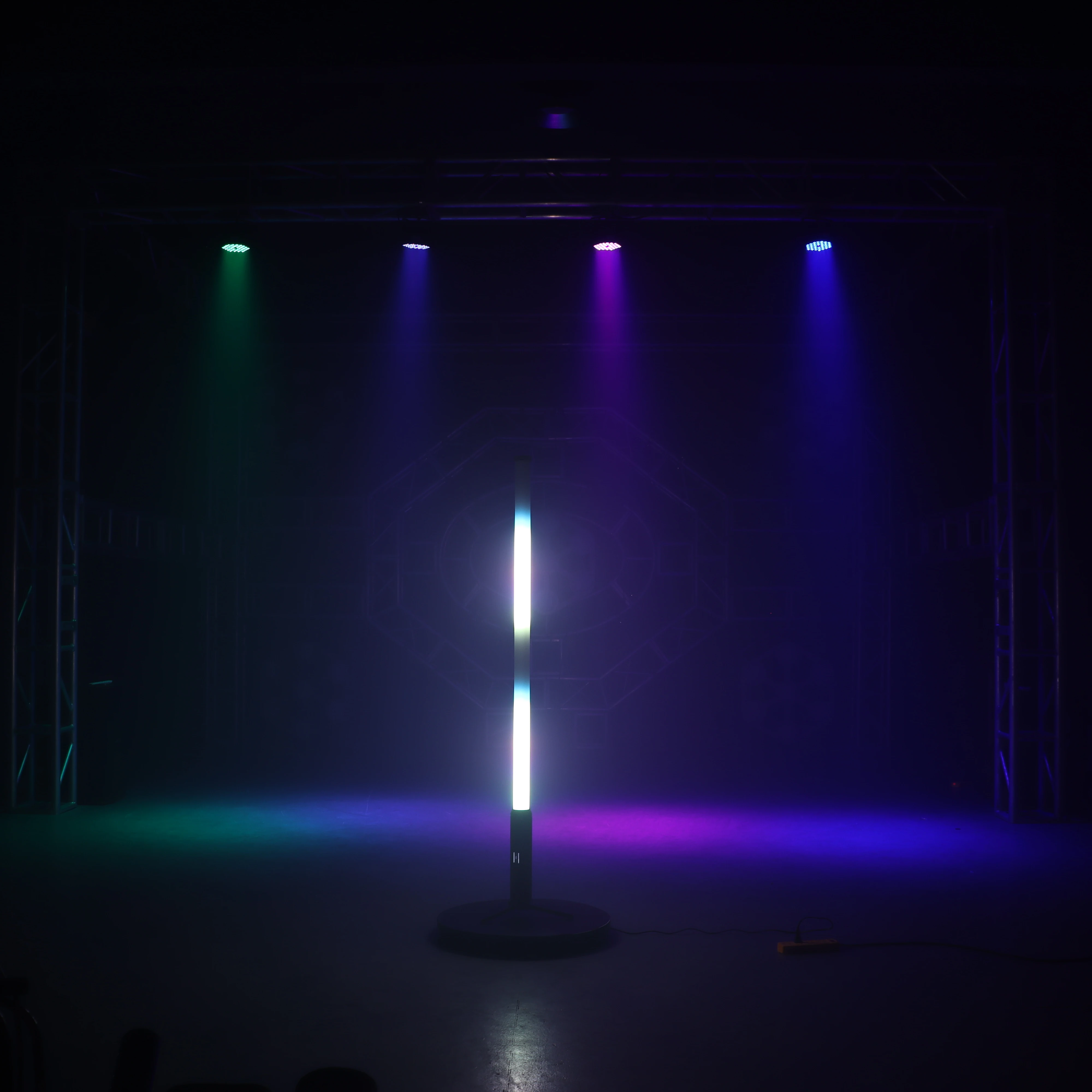 IP 65 64W Battery RGB 5 in 1 LED Tube Light DMX512 Stage Lights Remote IR Wireless Luminous Outdoor Light