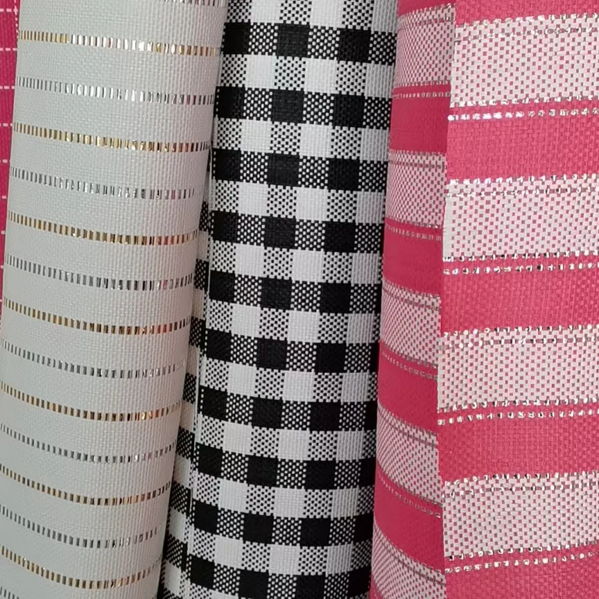 household handwoven bag sewing cloth paper straw table mat sewing placemat curtain bag woven weaving textile fabrics for hat