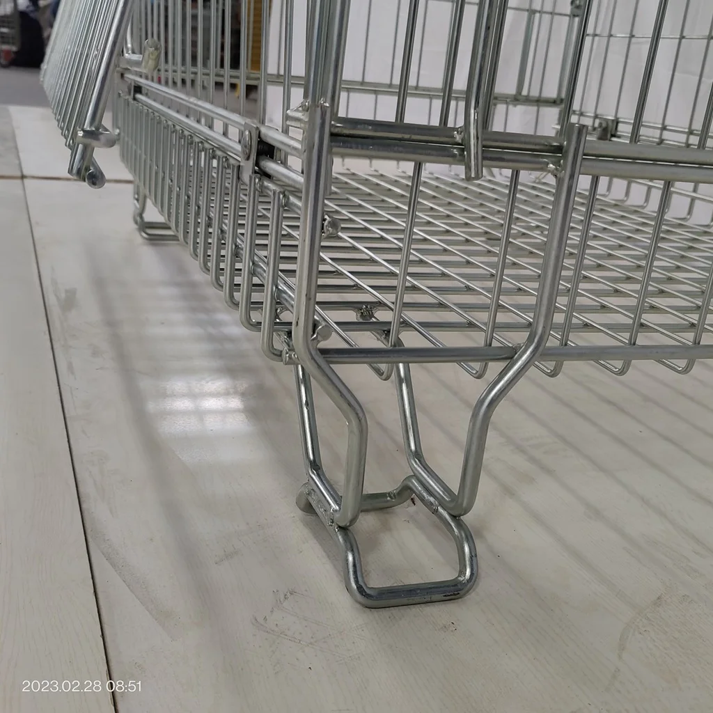 Collapsible Wire Mesh Steel Container With High Quality