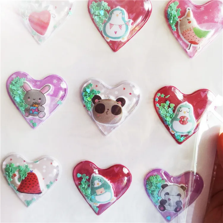 Modern popular reasoonable price custom 3D epoxy balloon sticker for kid