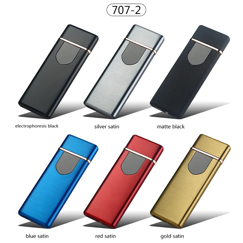 High Quality New Style usb charged Rechargeable USB Electric Cigarette Lighter With Power Show
