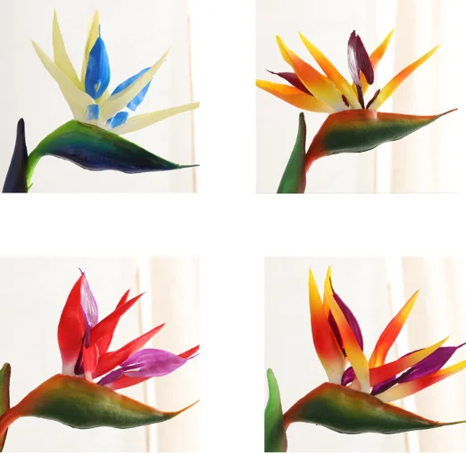 YOPIN 331 Artificial Flowers Home Decor Artificial Bird Of Paradise Plant Bird Of Paradise Flower