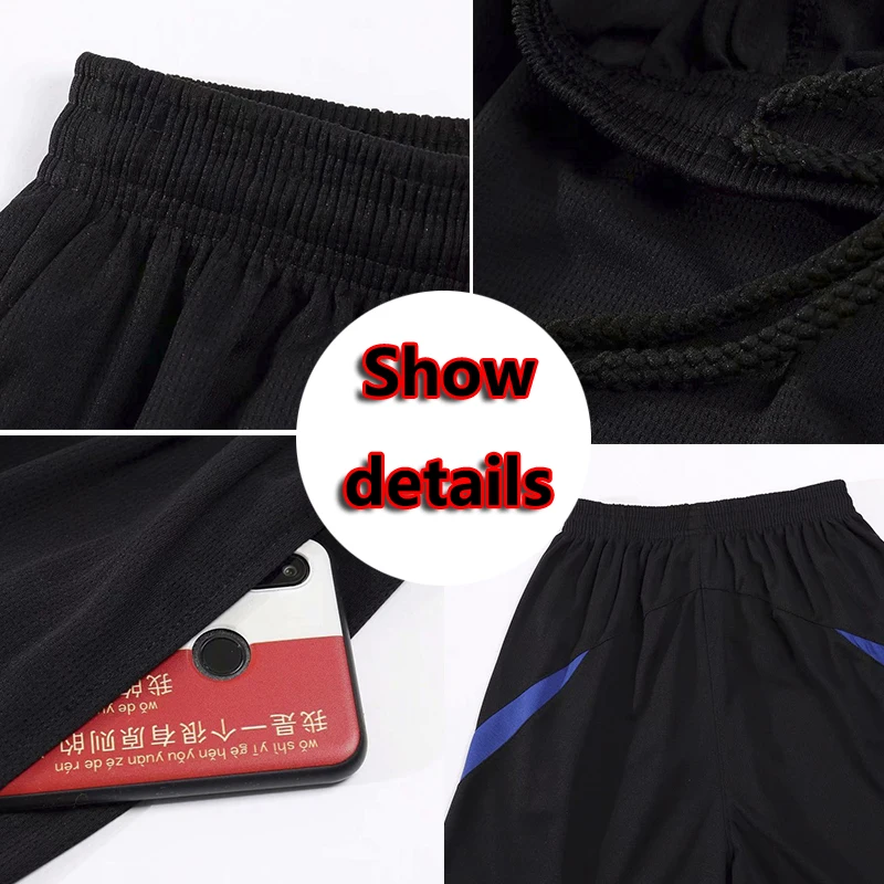 Hotsale streetwear jogger shorts blank custom logo printing&embroidery  for men mesh  tennis sports shorts  with drawstring