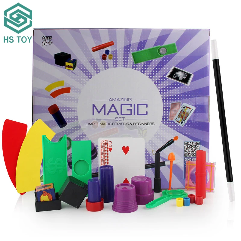 HS Toy Cross-Border Hot Sales Close-up Props Set Magic Tricks Stage Illusion For Professional Magicians
