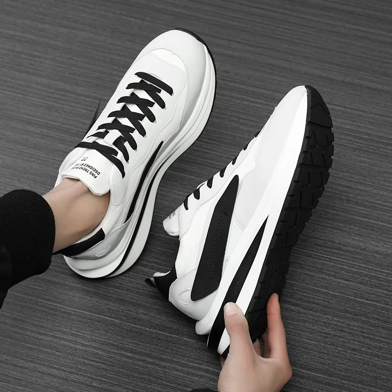 
Spring New Style High Quality Fashion High Top Mesh Sport Shoes 2021 Men's Fashion Running Sneakers 