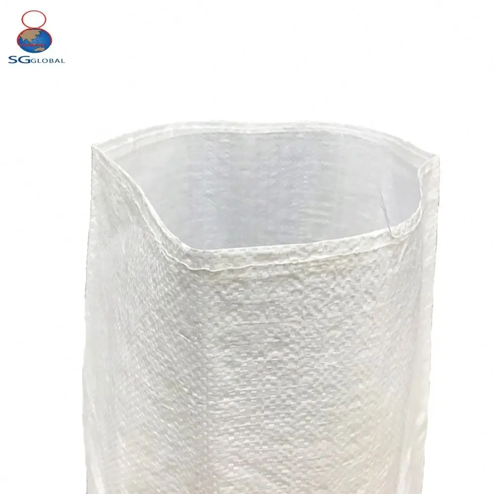 GRS Manufacturer Polypropylene Packing Agriculture Grain 25kg 50kg 100kg PP Woven Rice Bags