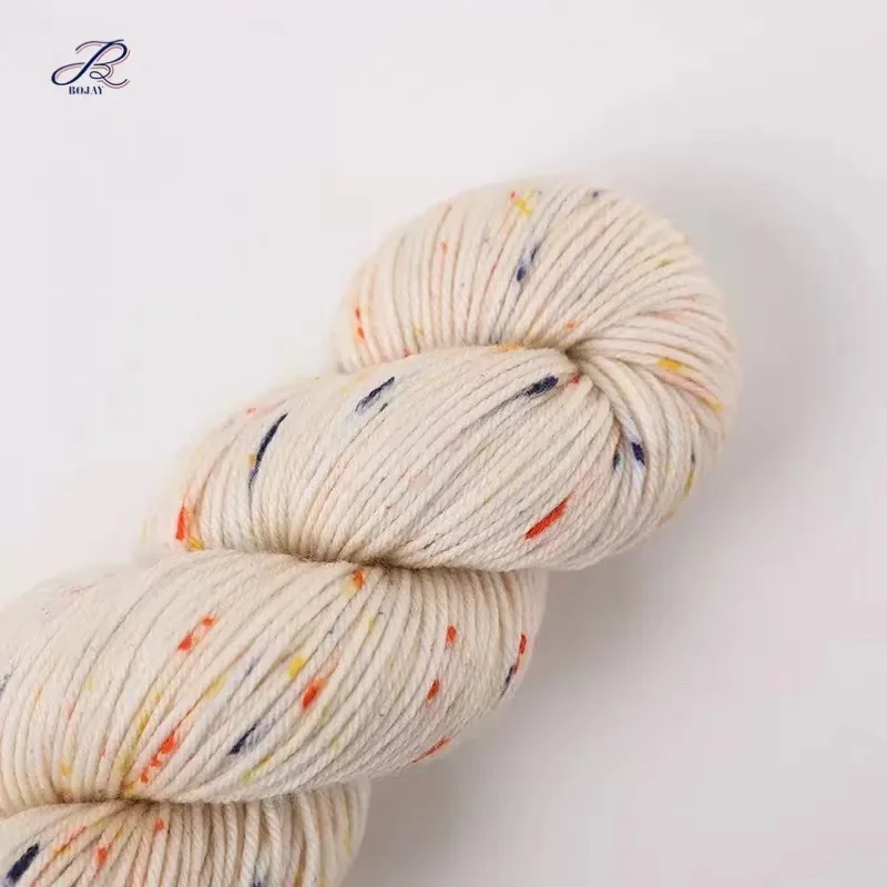 Wholesale Sheep Woolen Fancy Yarn for Hand Knitting Crochet Sweaters Scarf Super Soft Chunky Merino